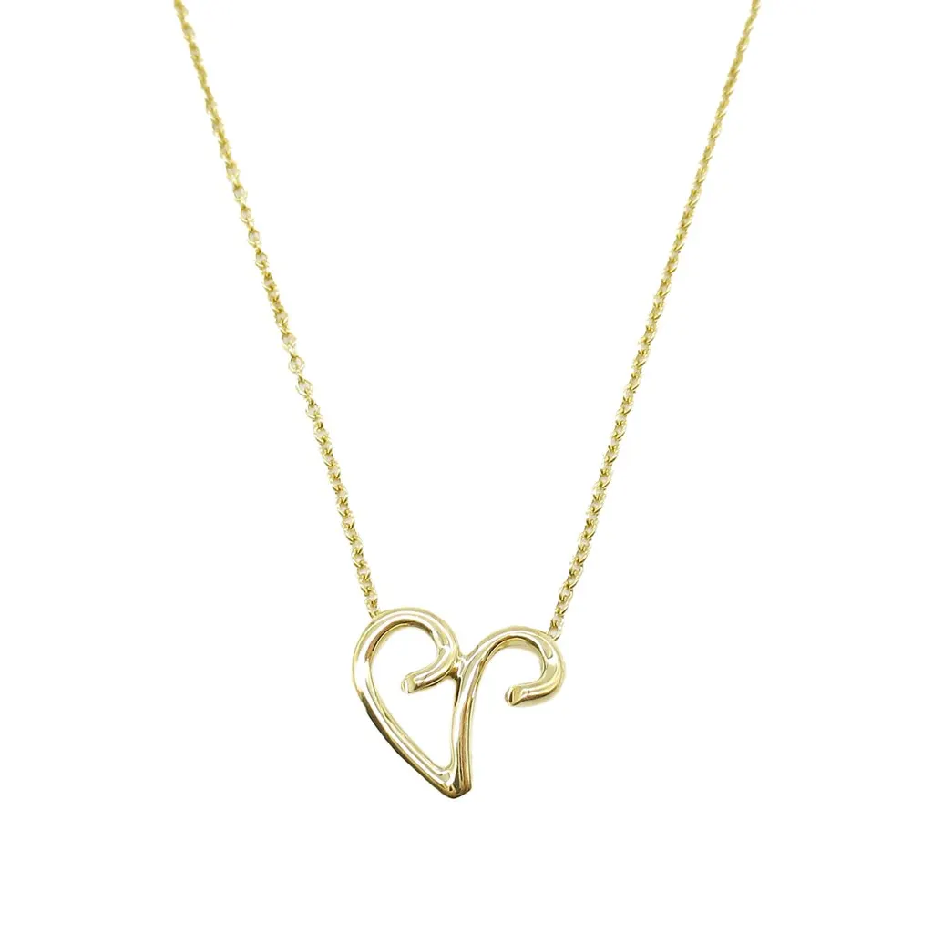 Tiffany & Co 18K Yellow Gold Paloma Picasso Capricorn Pendant Necklace Gold Gold Good - Inside View