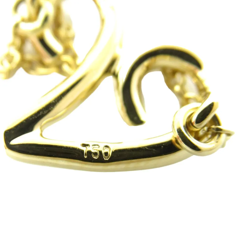 Tiffany & Co 18K Yellow Gold Paloma Picasso Capricorn Pendant Necklace Gold Gold Good - Model View