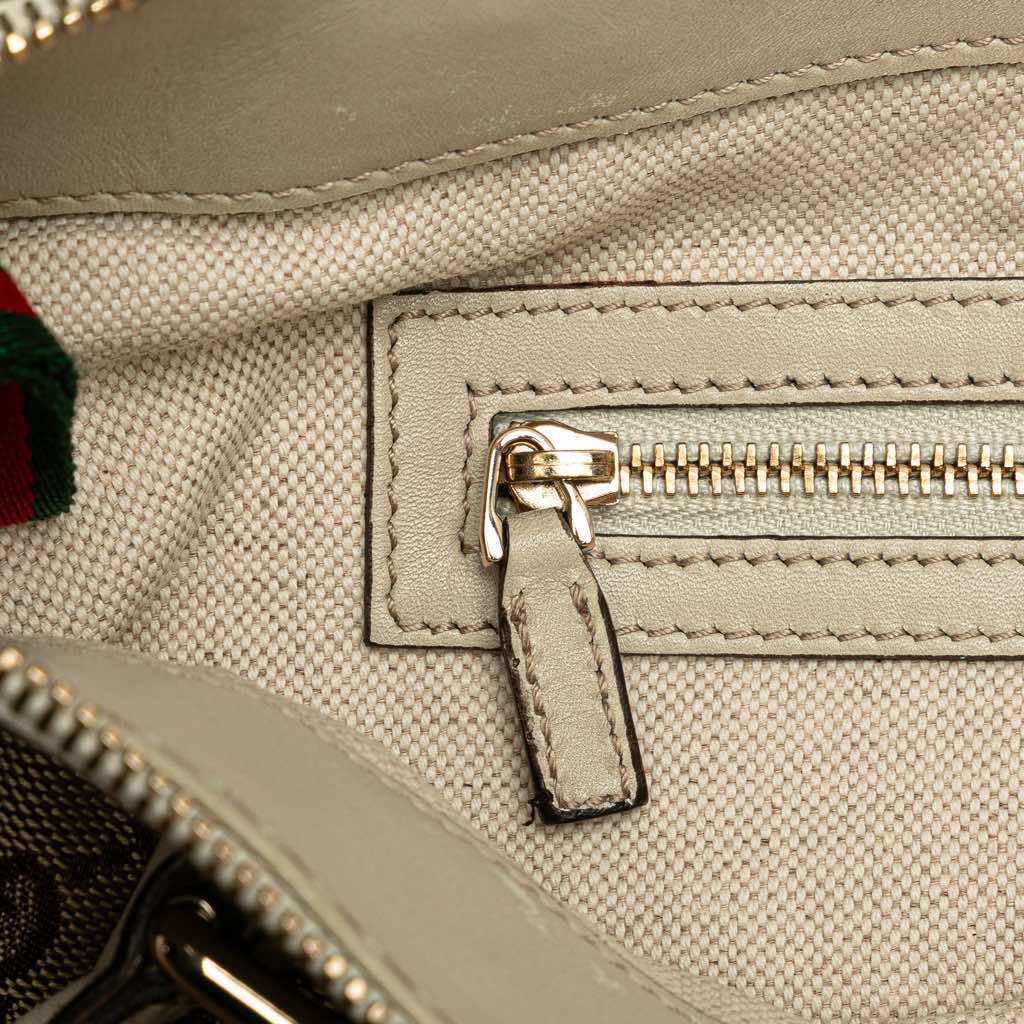 Gucci GG Canvas Web Mayfair Satchel - Detail 2