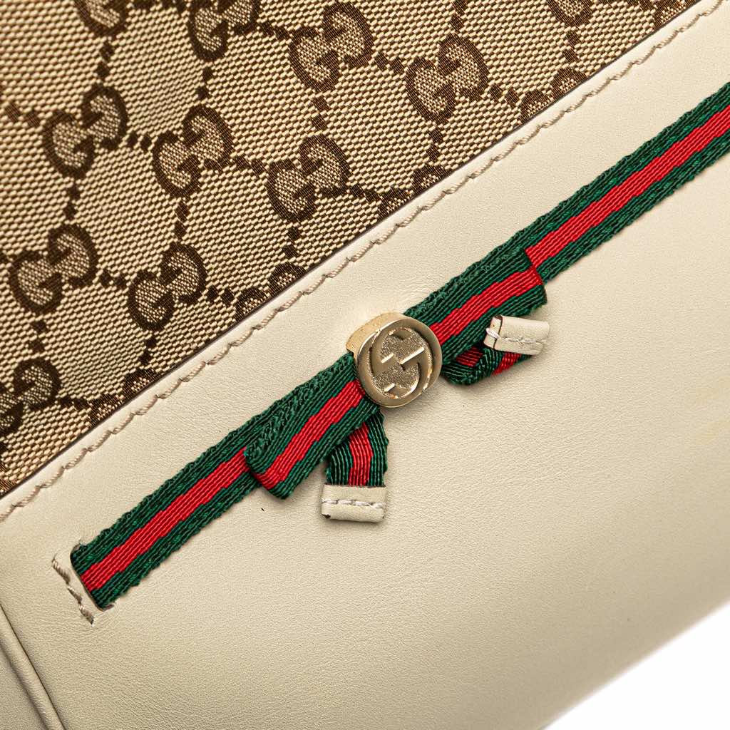 Gucci GG Canvas Web Mayfair Satchel - Image 10