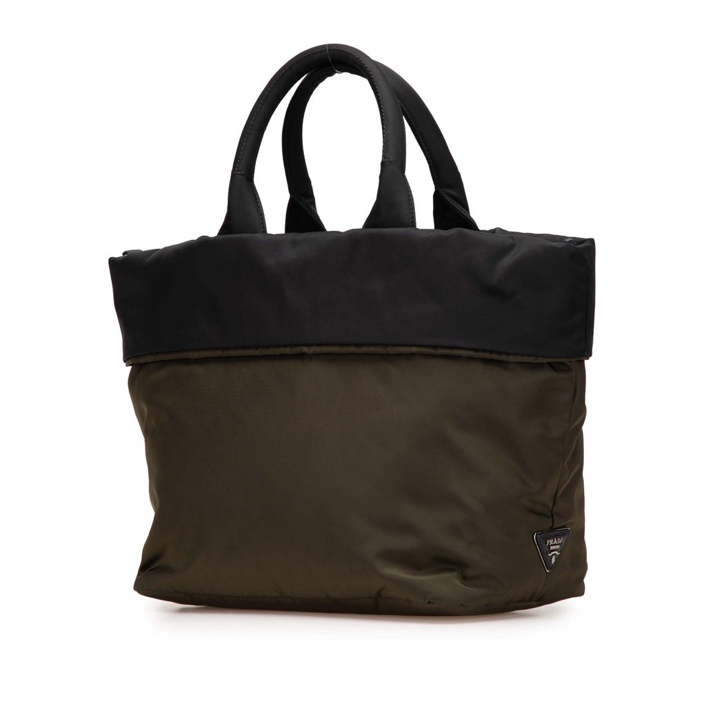 Prada Tessuto Reversible Satchel - Back view