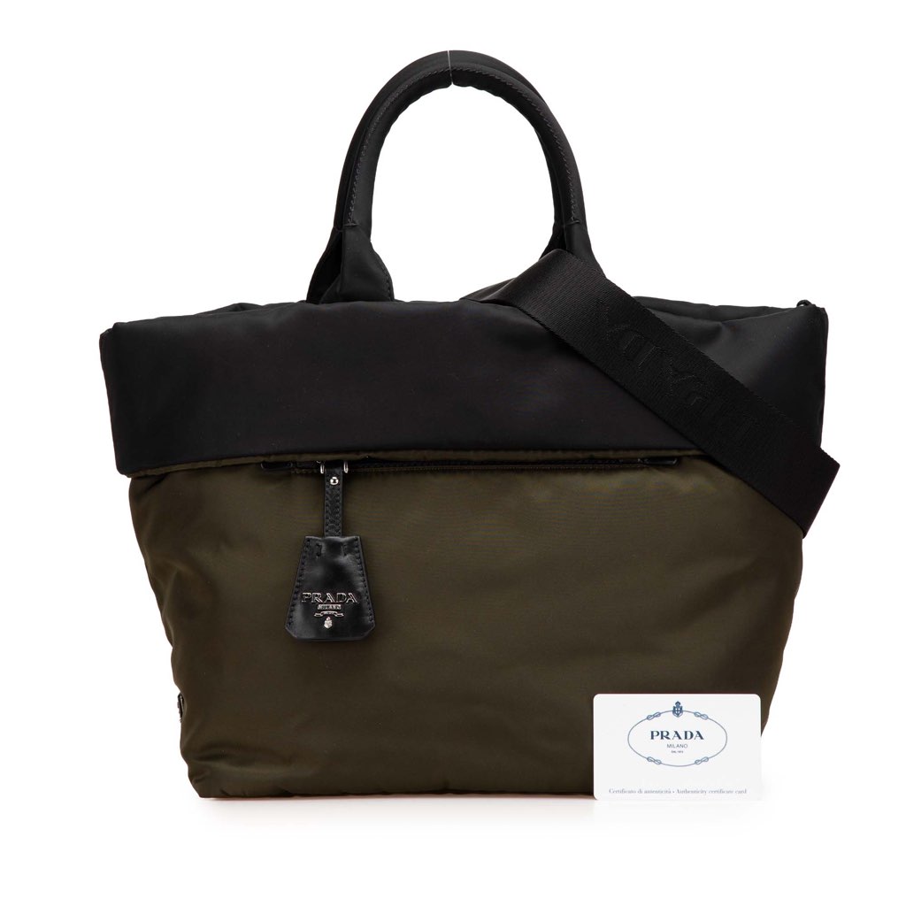 Prada Tessuto Reversible Satchel - Image 13