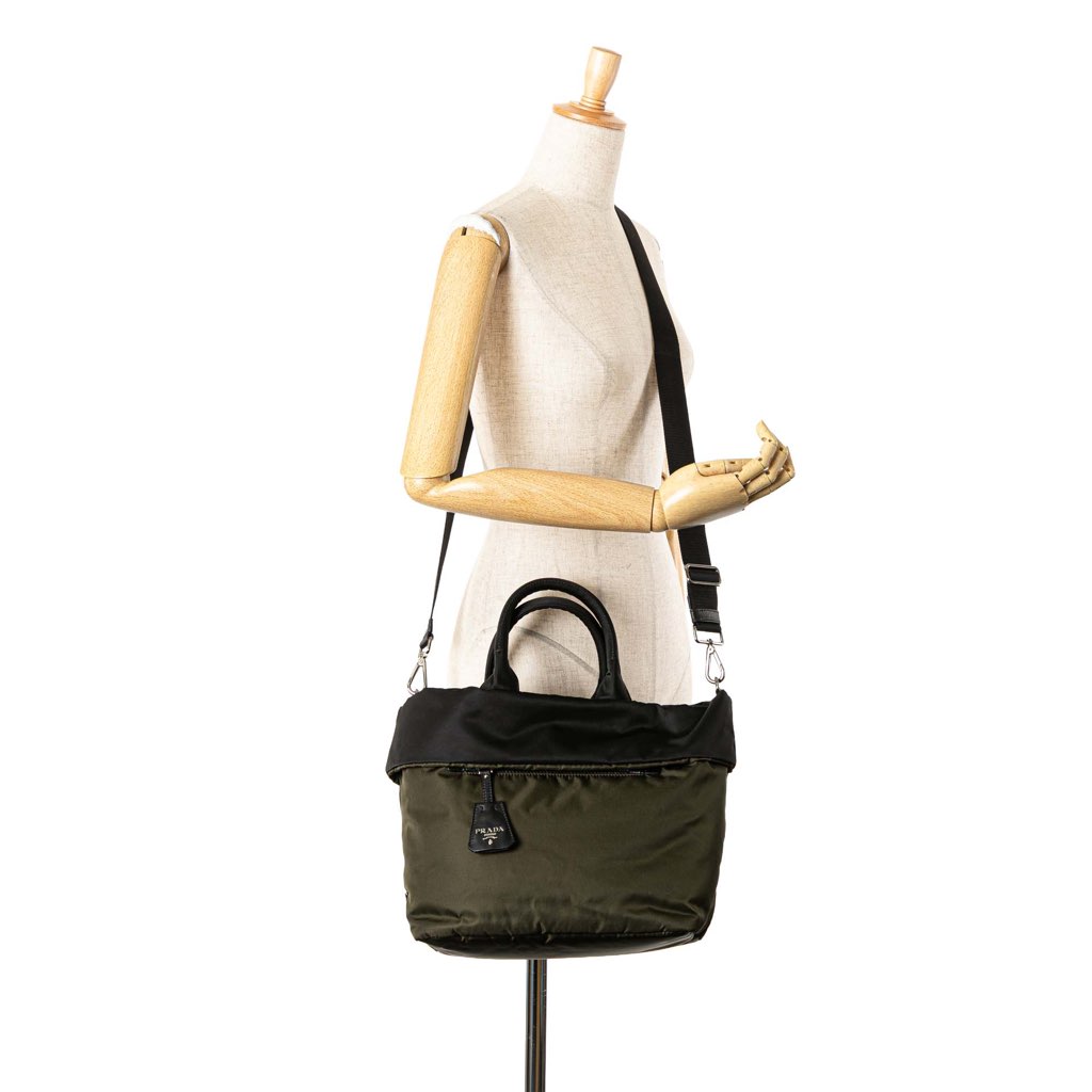 Prada Tessuto Reversible Satchel - Image 12
