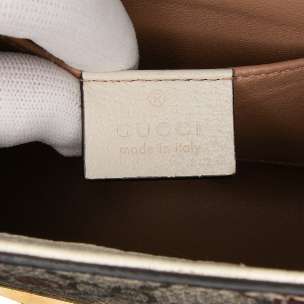 Gucci Small GG Supreme Berry Padlock Crossbody - Side view