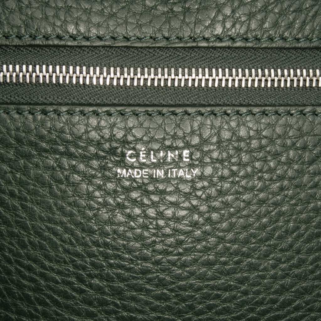 Celine Small Leather Seau Sangle Bucket Bag - Side view