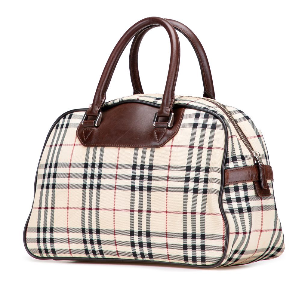 Burberry House Check Canvas Handbag - 2