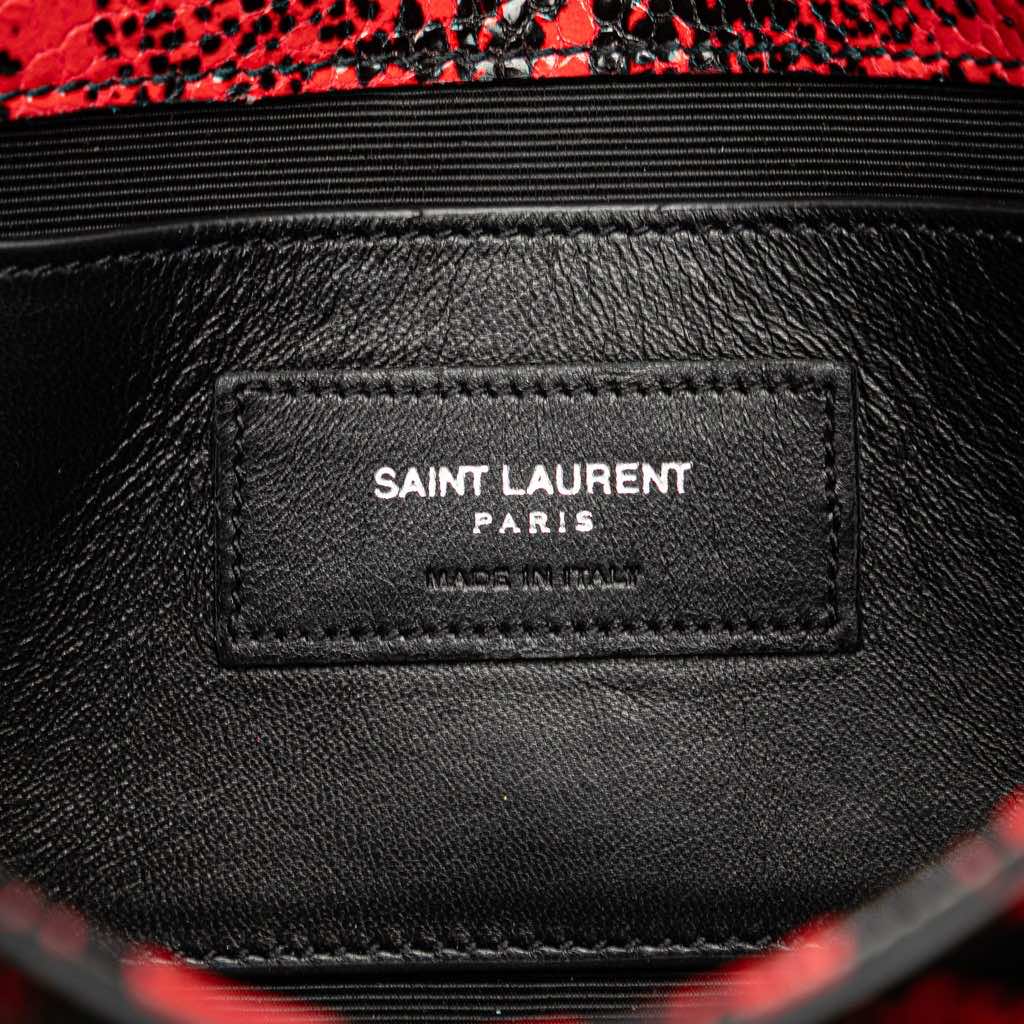 Saint Laurent Small Embossed Calfskin Classic Monogram Kate Crossbody - Side view