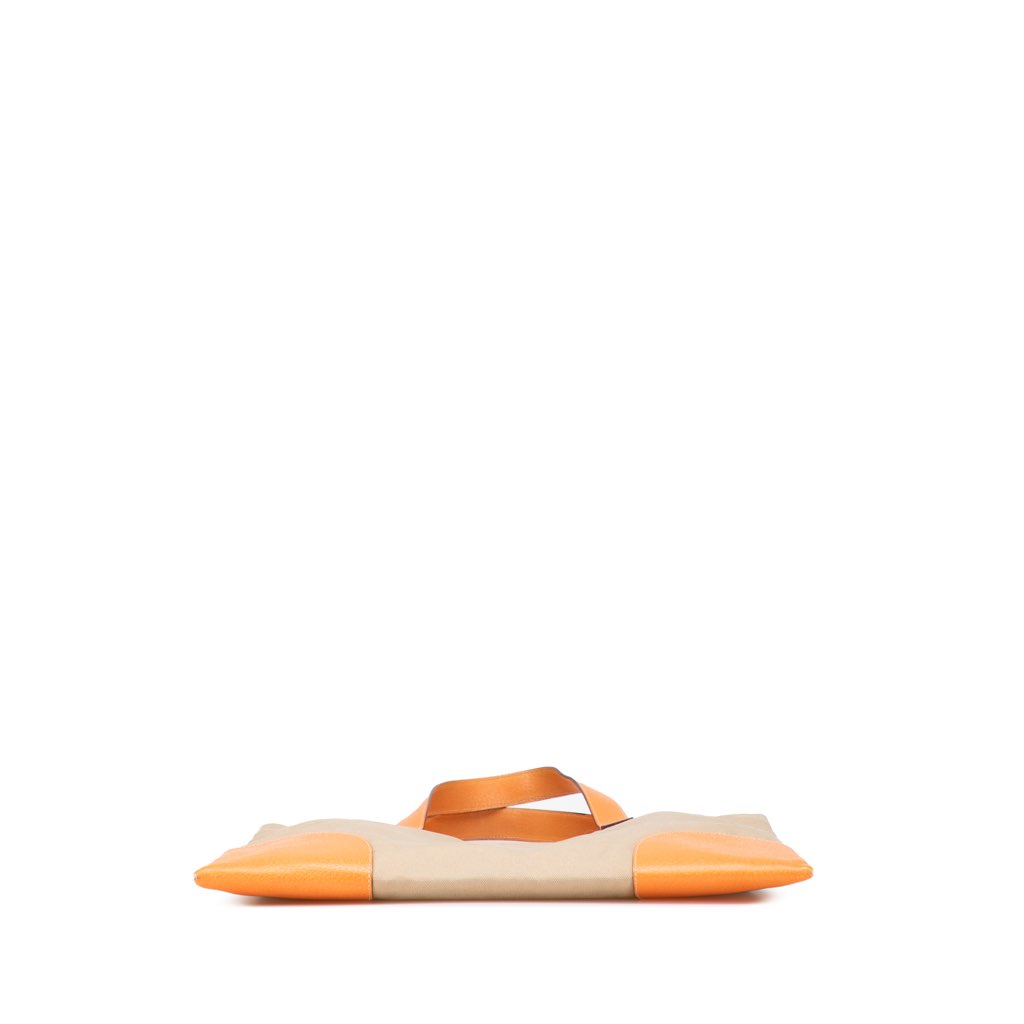 Prada Cinghiale Trimmed Canapa Tote - Image 6