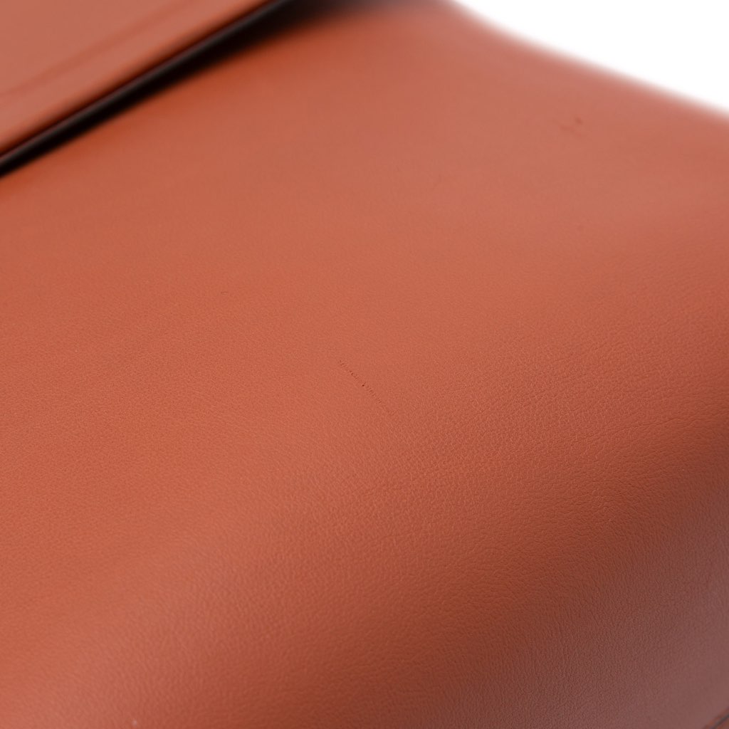 Salvatore Ferragamo Leather Gancini Trifolio Top Handle Bag - Image 13