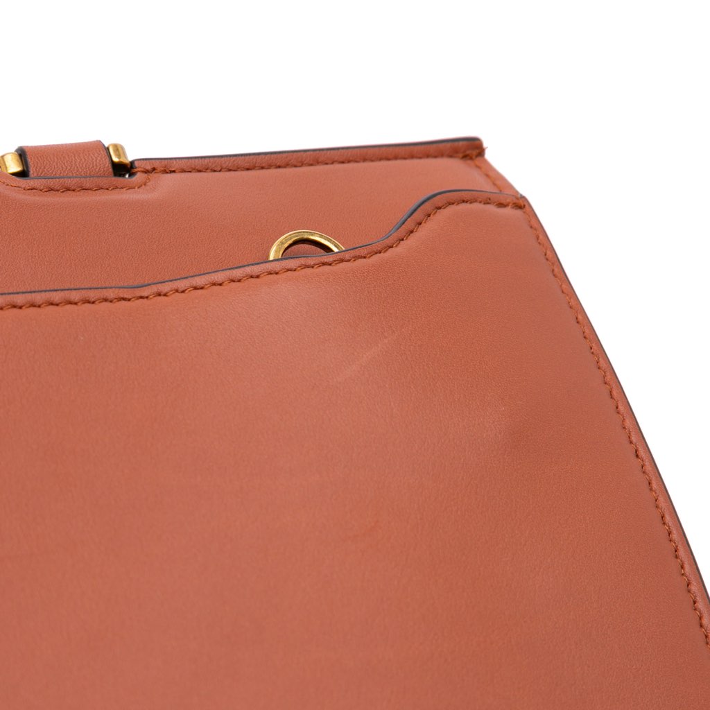 Salvatore Ferragamo Leather Gancini Trifolio Top Handle Bag - Image 16