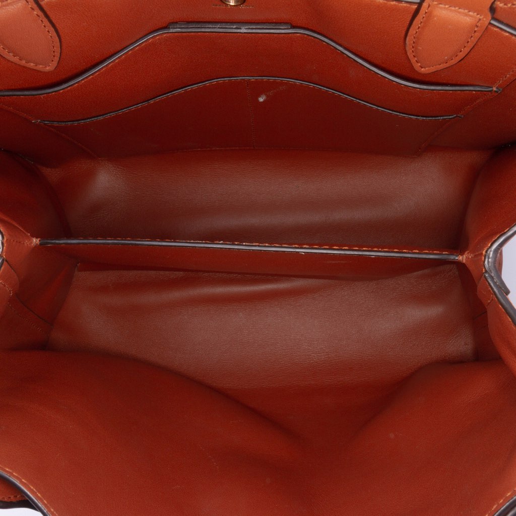 Salvatore Ferragamo Leather Gancini Trifolio Top Handle Bag - 4