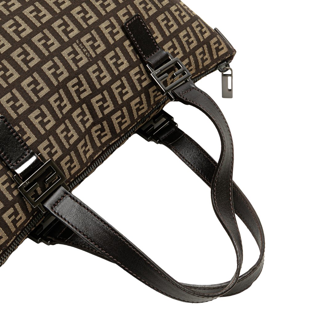 Fendi Zucchino Canvas Tote - Image 12