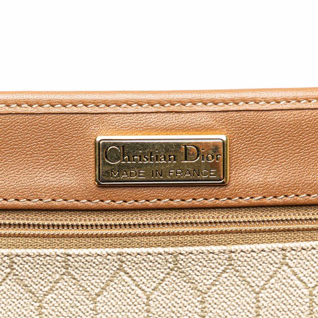 Dior Honeycomb Coated Canvas Drawstring Bucket Bag - 5