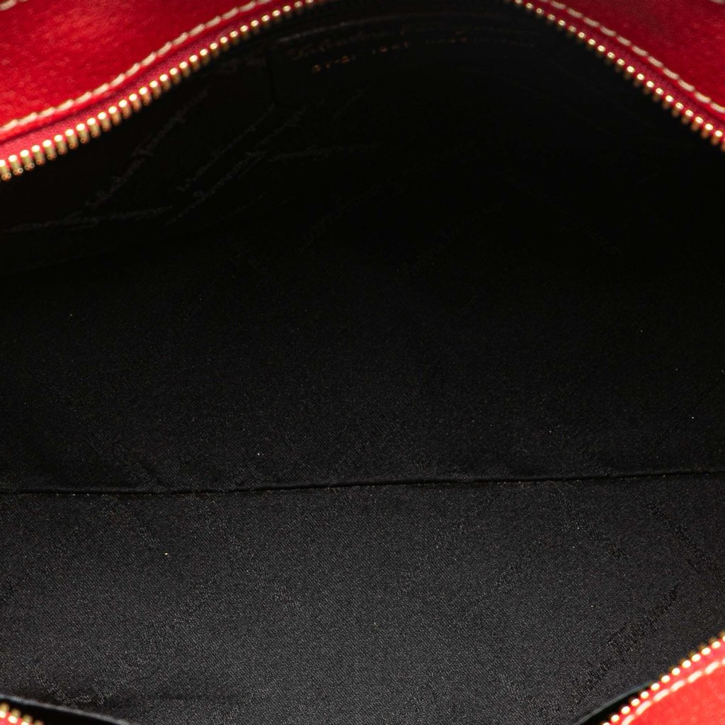 Salvatore Ferragamo Leather Nencia Satchel - 4