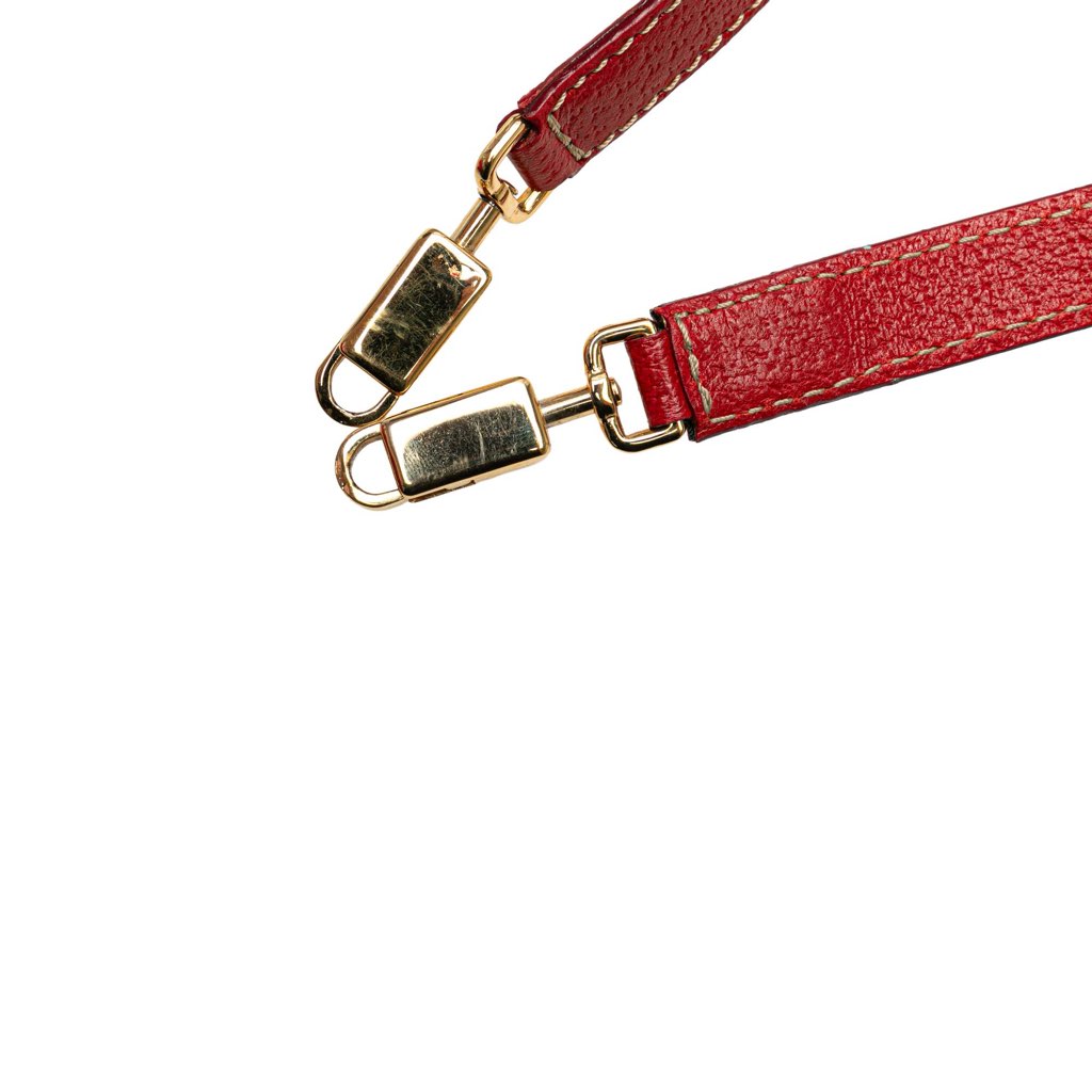 Salvatore Ferragamo Leather Nencia Satchel - Image 12