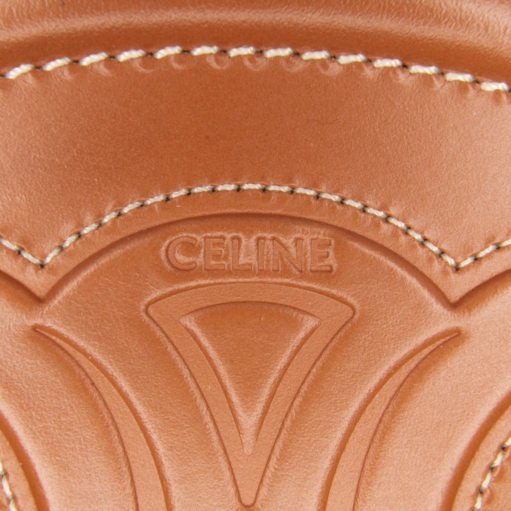 Celine Small Calfskin Cuir Triomphe Oval Crossbody - Side view