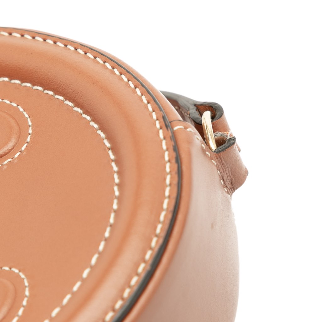 Celine Small Calfskin Cuir Triomphe Oval Crossbody - Image 10