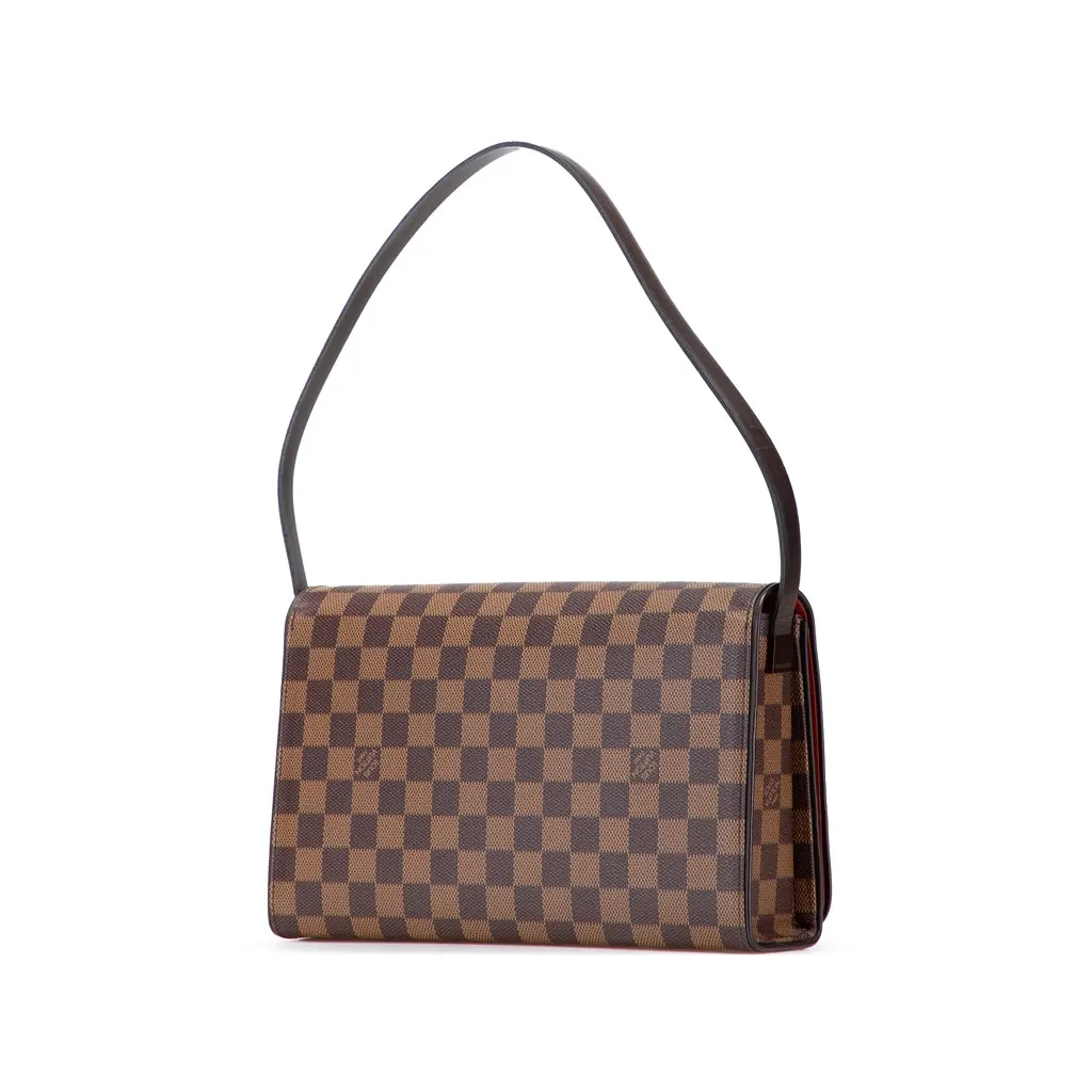 Louis Vuitton Damier Ebene Tribeca Long Brown Canvas Very good - Back View