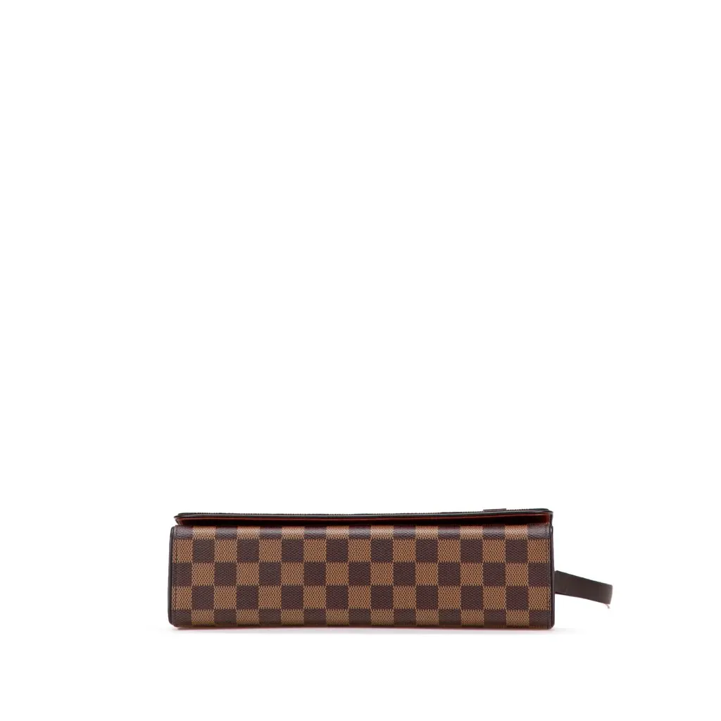 Louis Vuitton Damier Ebene Tribeca Long Brown Canvas Very good - Inside View