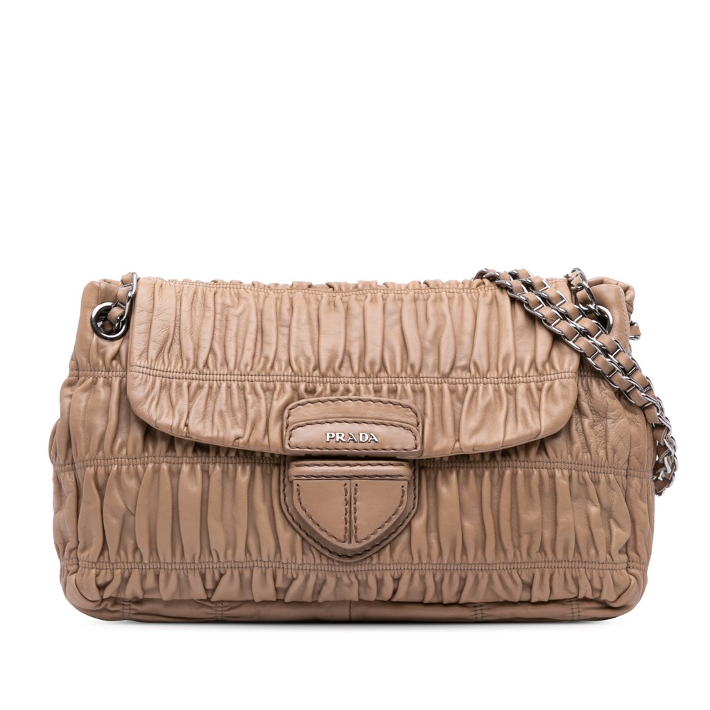 Prada Nappa Gaufre Flap Crossbody