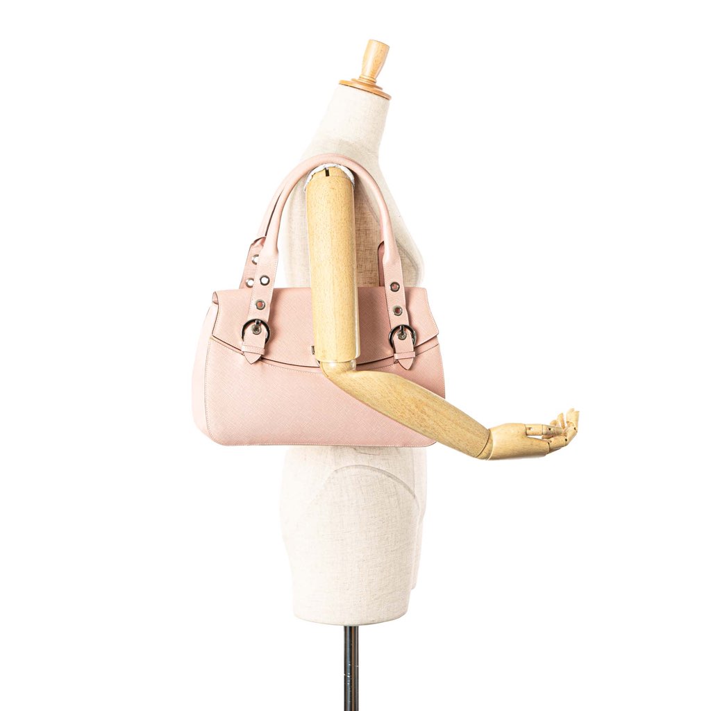 Salvatore Ferragamo Leather Gancini Handbag - Image 13