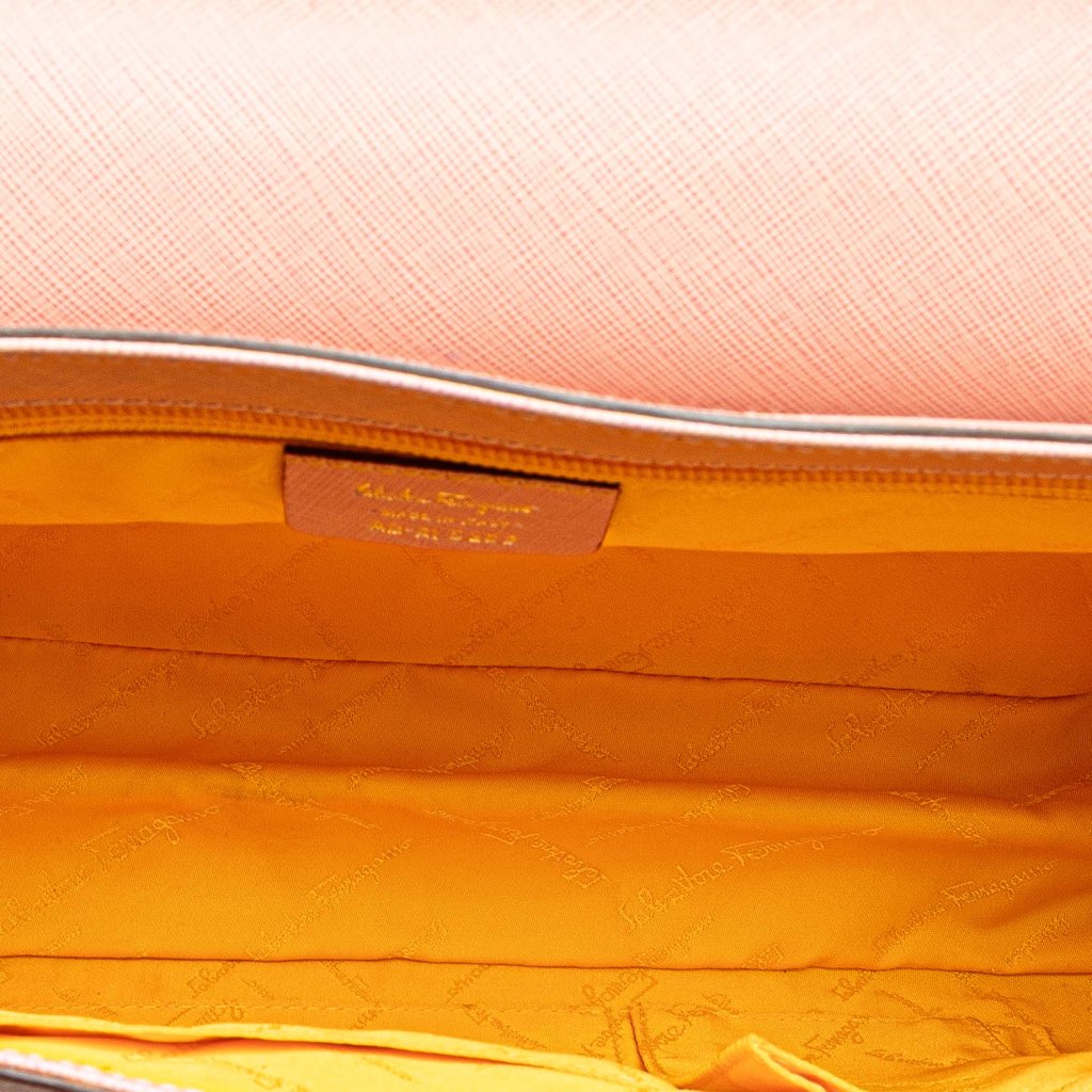 Salvatore Ferragamo Leather Gancini Handbag - 4