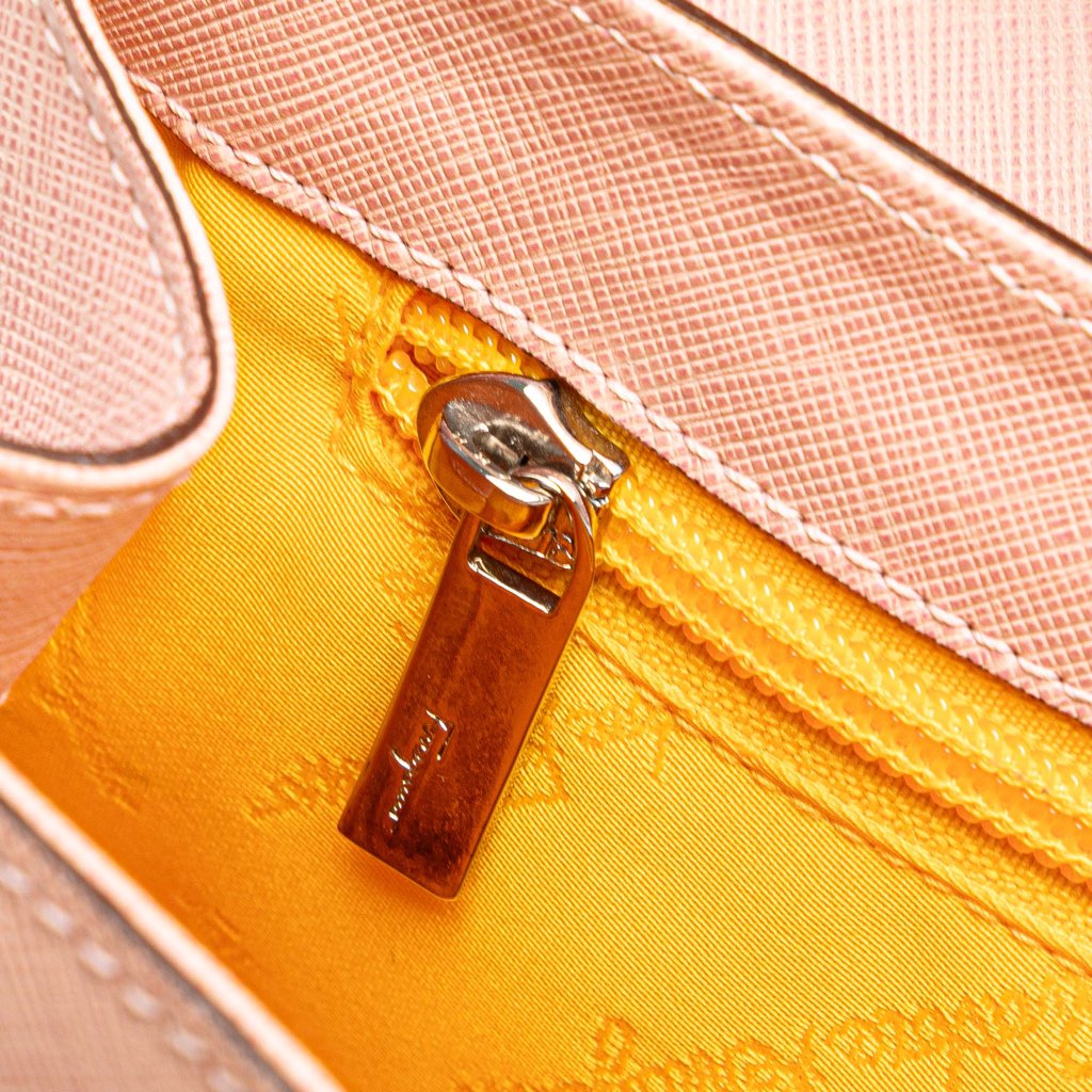 Salvatore Ferragamo Leather Gancini Handbag - Detail 1