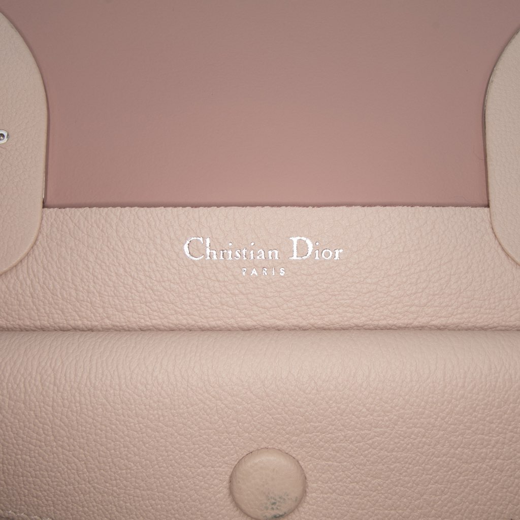 Dior Large Supple Grained Calfskin Open Bar Tote - Side view