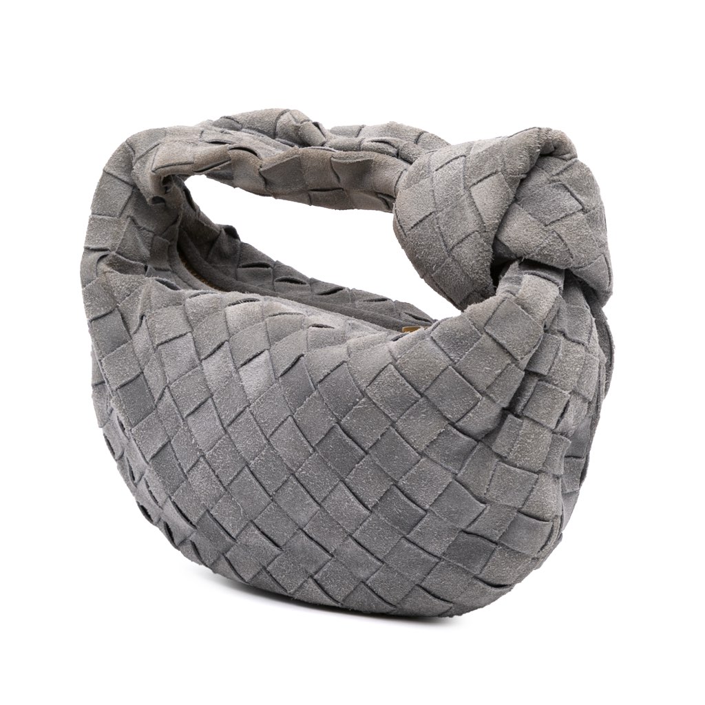 Bottega Veneta Mini Suede Intrecciato Jodie - 2