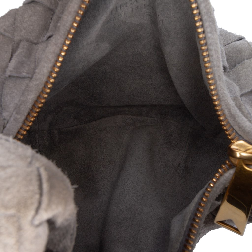 Bottega Veneta Mini Suede Intrecciato Jodie - 4