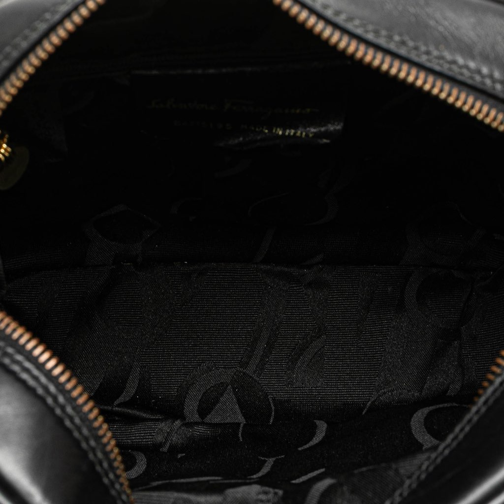 Salvatore Ferragamo Leather Gancini Crossbody - 4