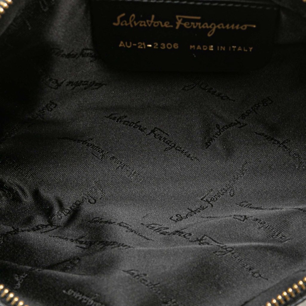 Salvatore Ferragamo Leather Gancini Shoulder Bag - 4