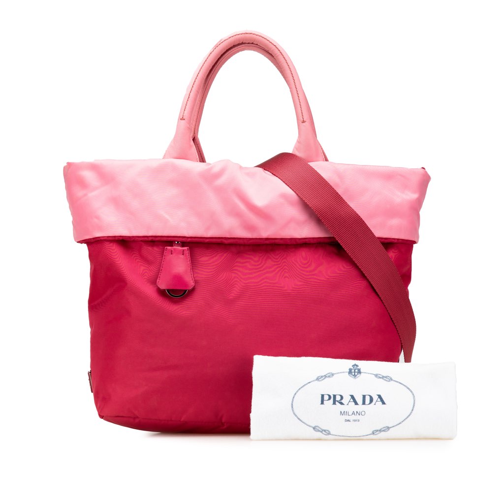 Prada Tessuto Reversible Satchel - Image 14