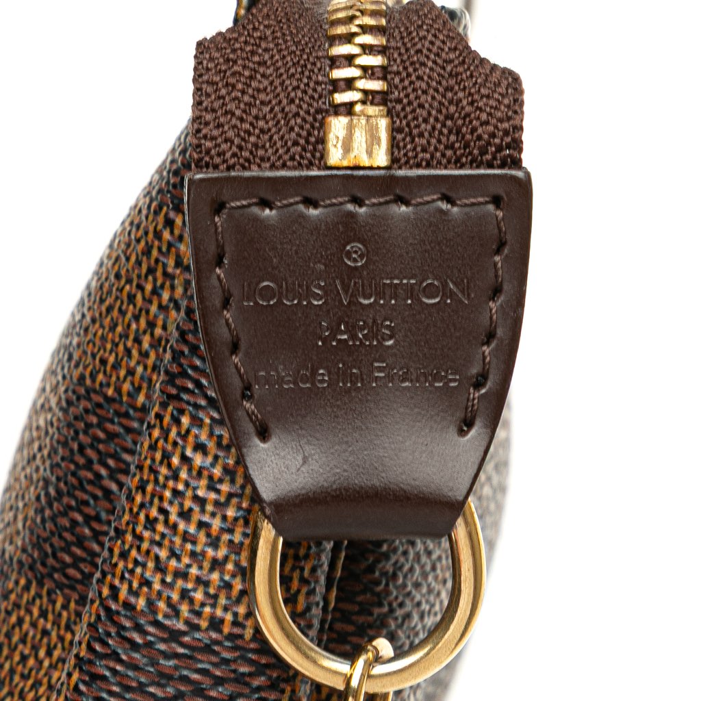 Louis Vuitton Damier Ebene Mini Pochette Accessoires - Side view