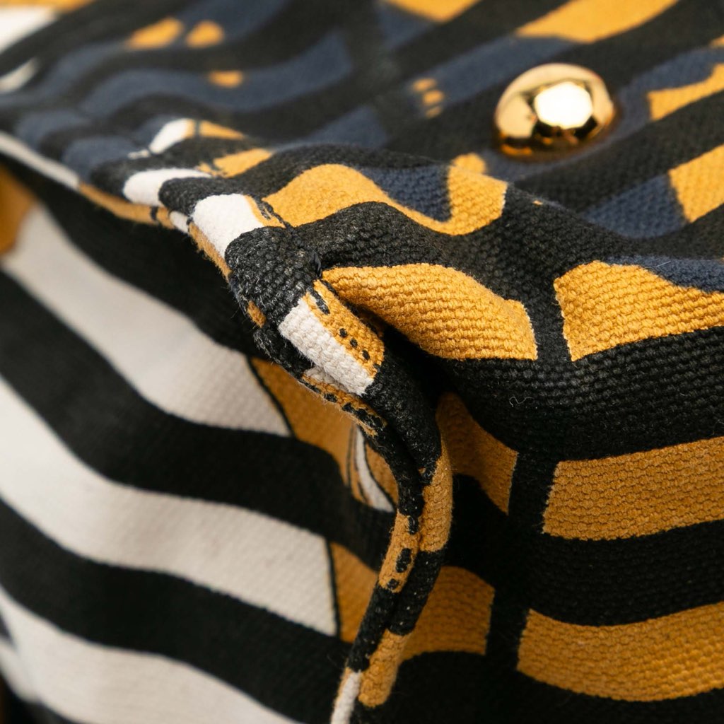 Marni Printed Canvas Striped Floral Crossbody - 5