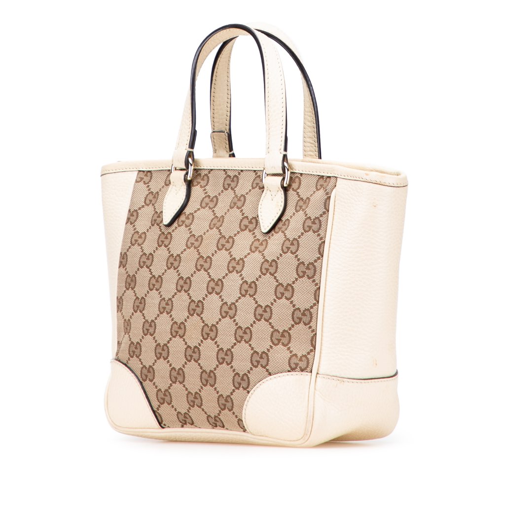 Gucci Small GG Canvas Bree Satchel - Back view
