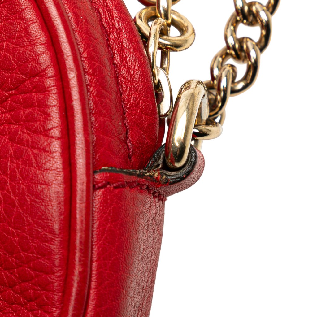 Gucci Mini Pebbled Calfskin Soho Chain Crossbody - Detail 2