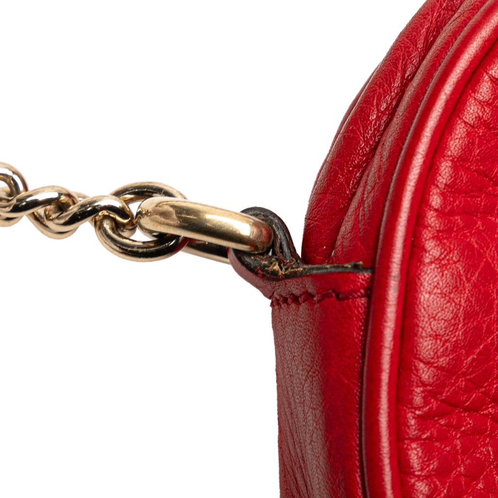 Gucci Mini Pebbled Calfskin Soho Chain Crossbody - Image 10