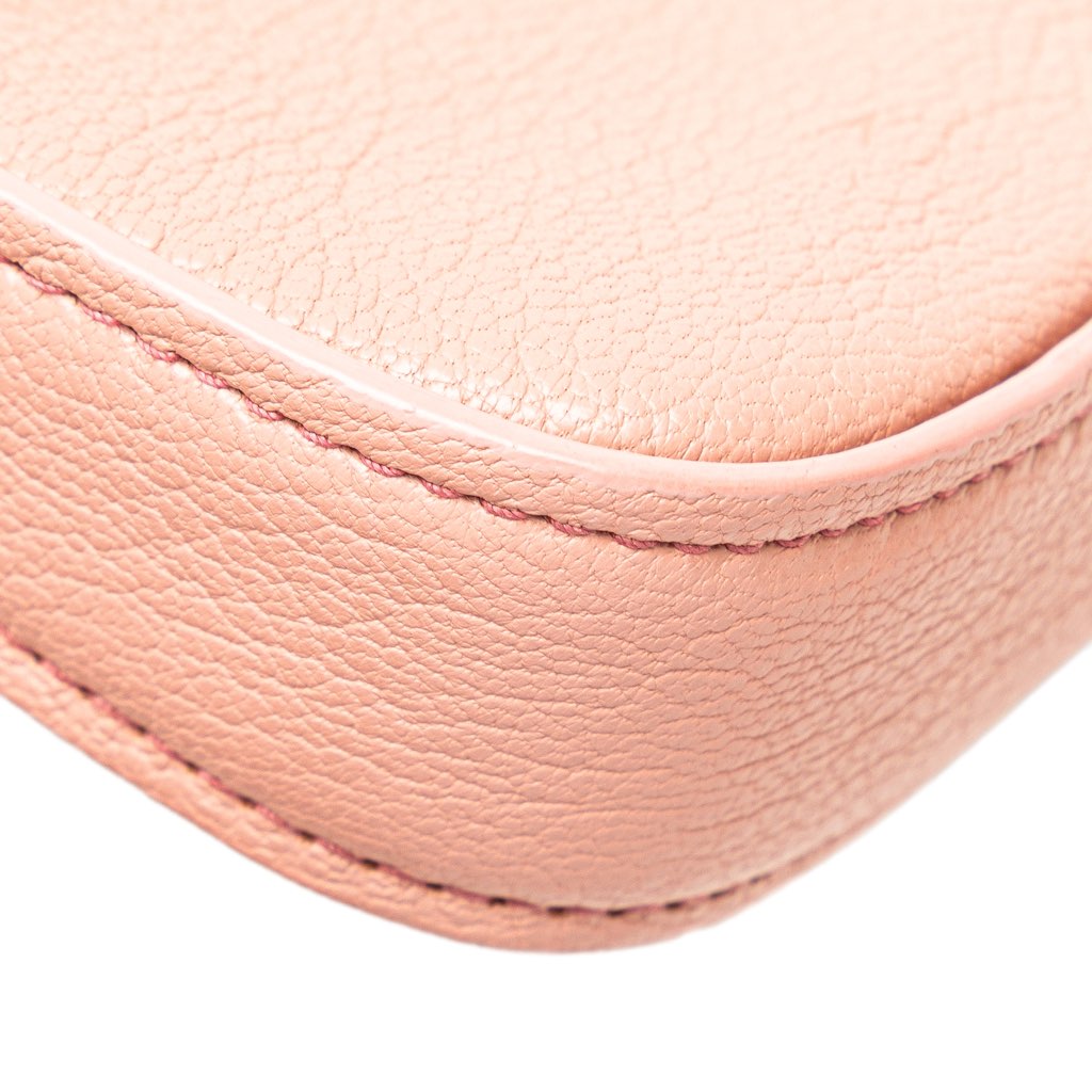 Miu Miu Goatskin Madras Crystal Studded Clutch - Image 13