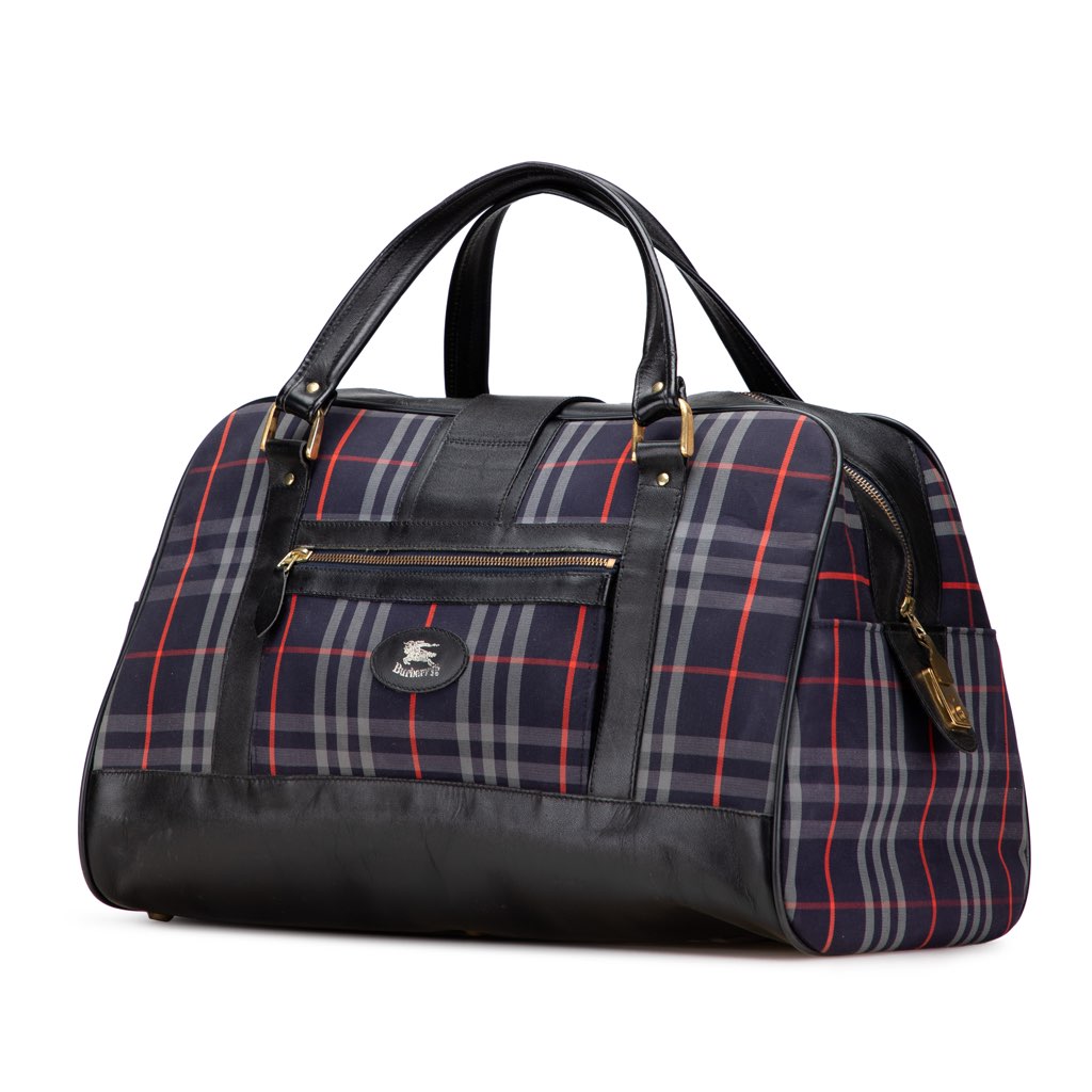 Burberry House Check Canvas Travel Bag - 2