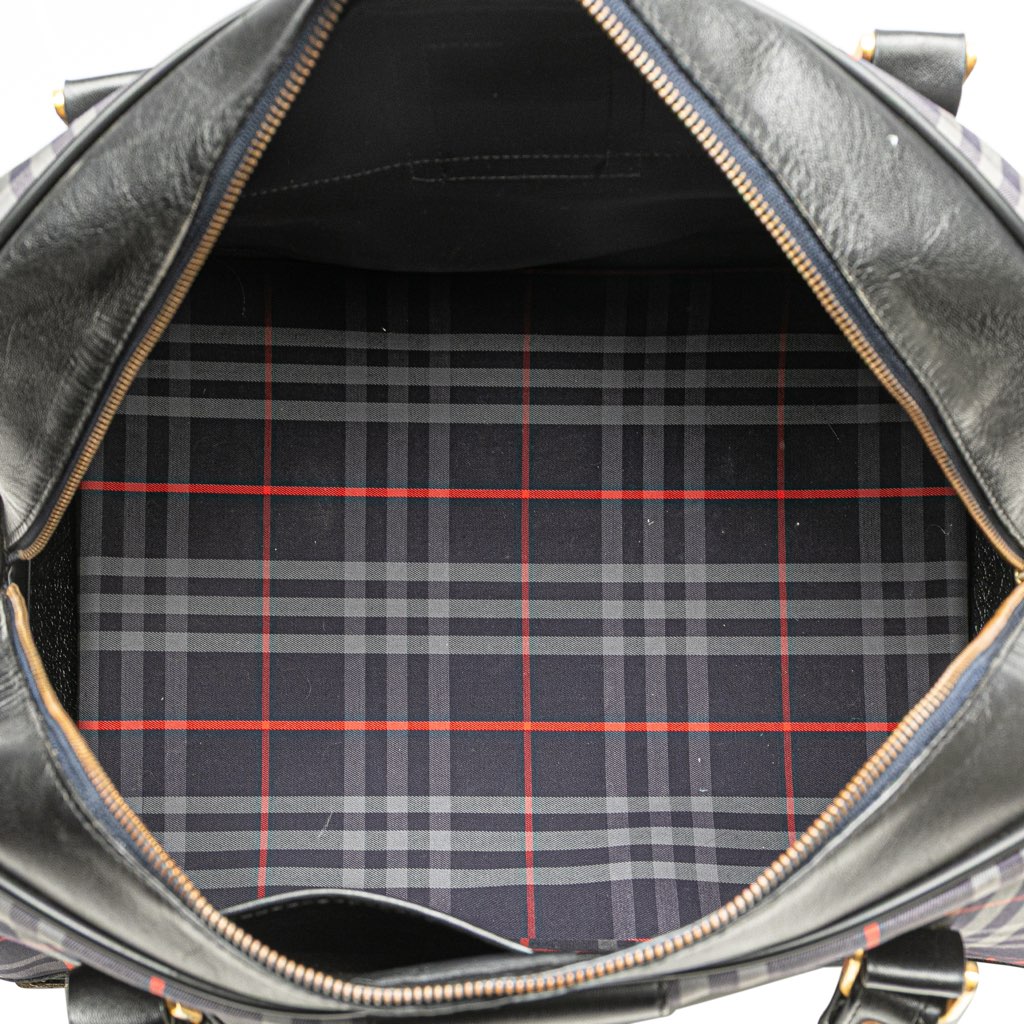 Burberry House Check Canvas Travel Bag - 4