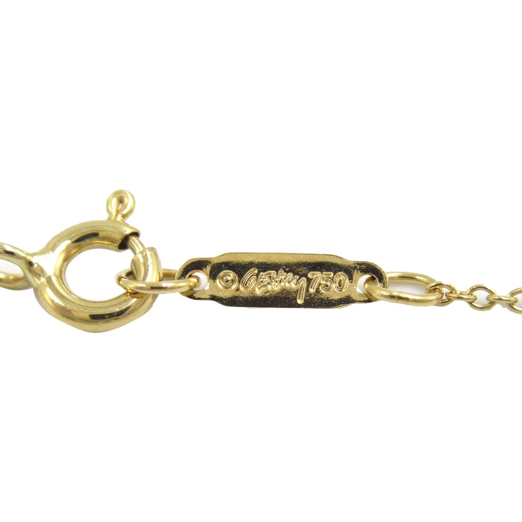 Tiffany & Co 18K Yellow Gold Frank Gehry Orchid Drop Necklace - 4