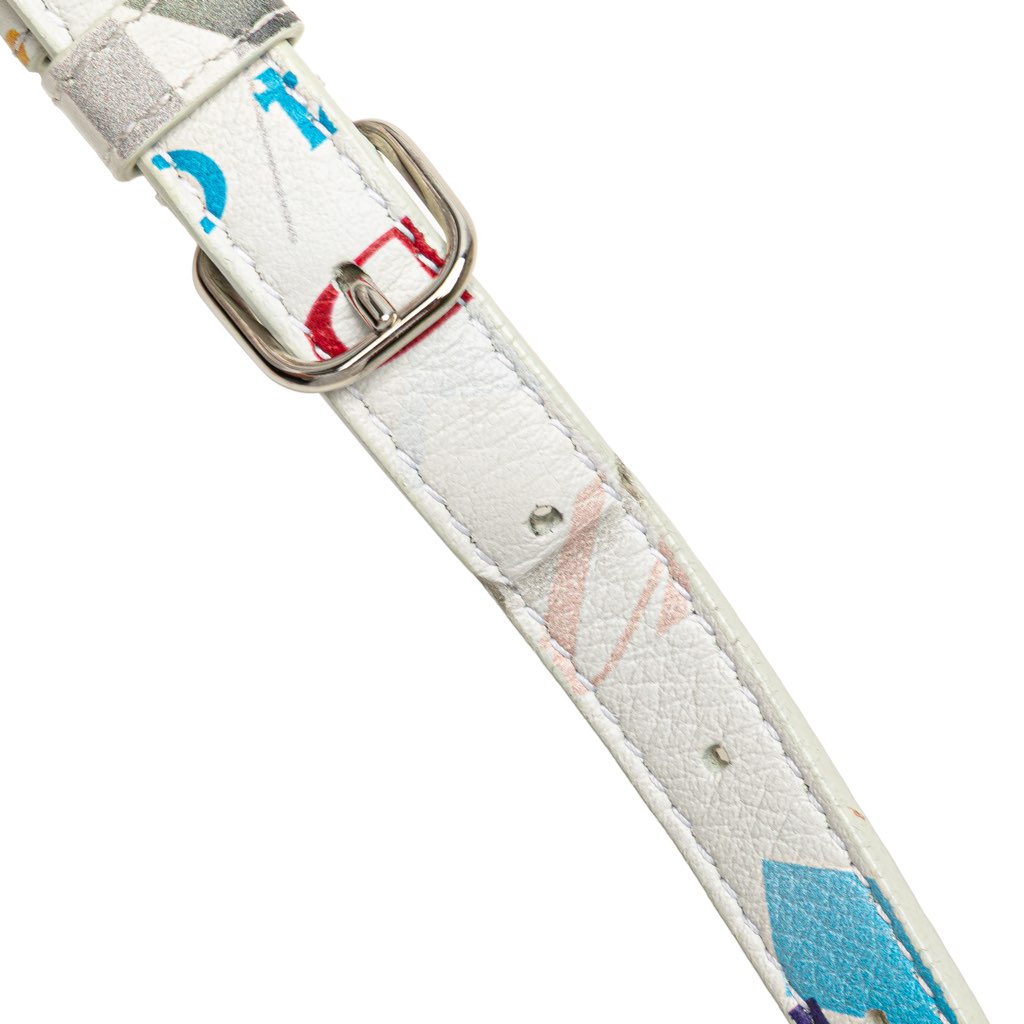 Balenciaga S Calfskin Logo Print Everyday Camera Bag - Image 10