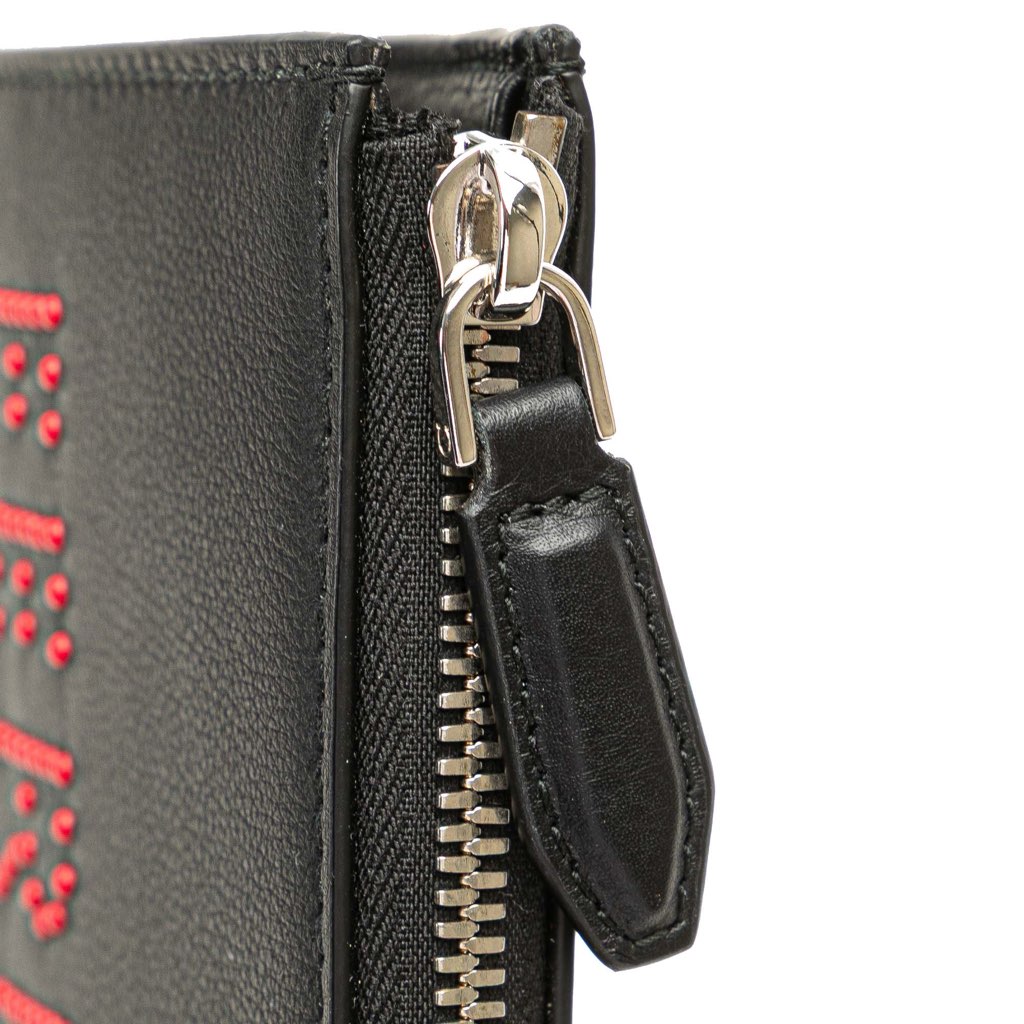 Salvatore Ferragamo Leather Logo Clutch - Image 11