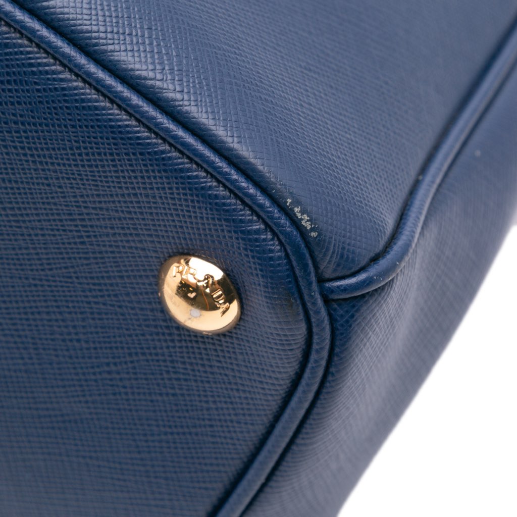 Prada Saffiano Lux Galleria Double Zip Front Pocket Satchel - Image 13