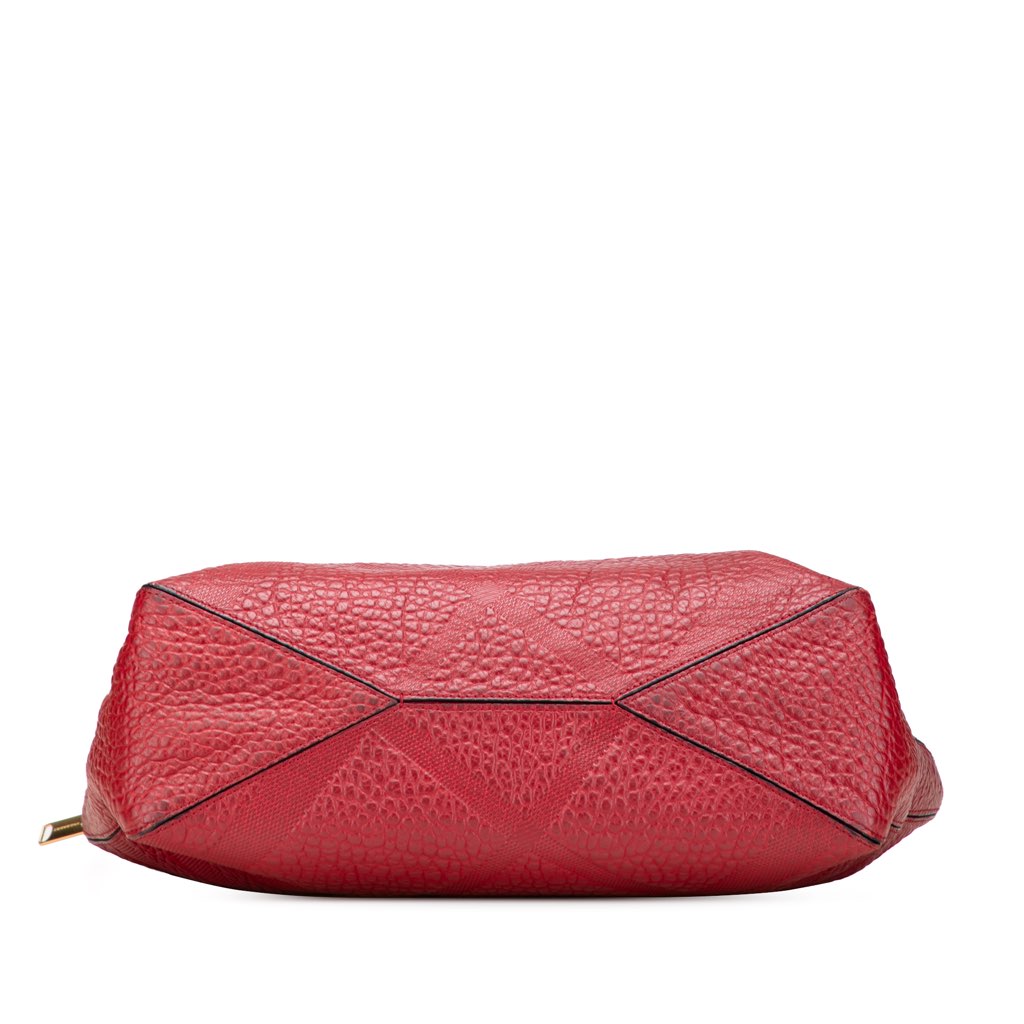 Burberry Embossed Leather Dewsbury Satchel - 3