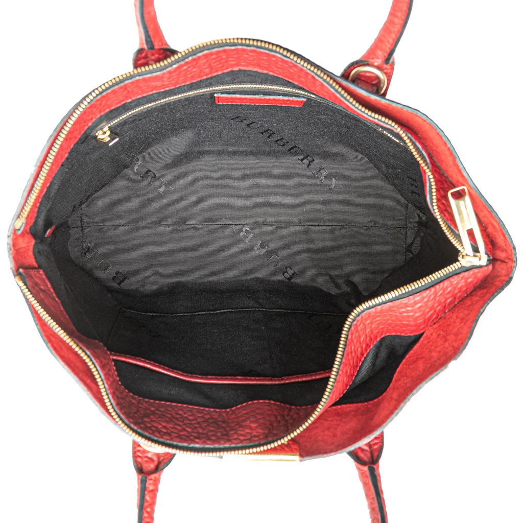 Burberry Embossed Leather Dewsbury Satchel - 4