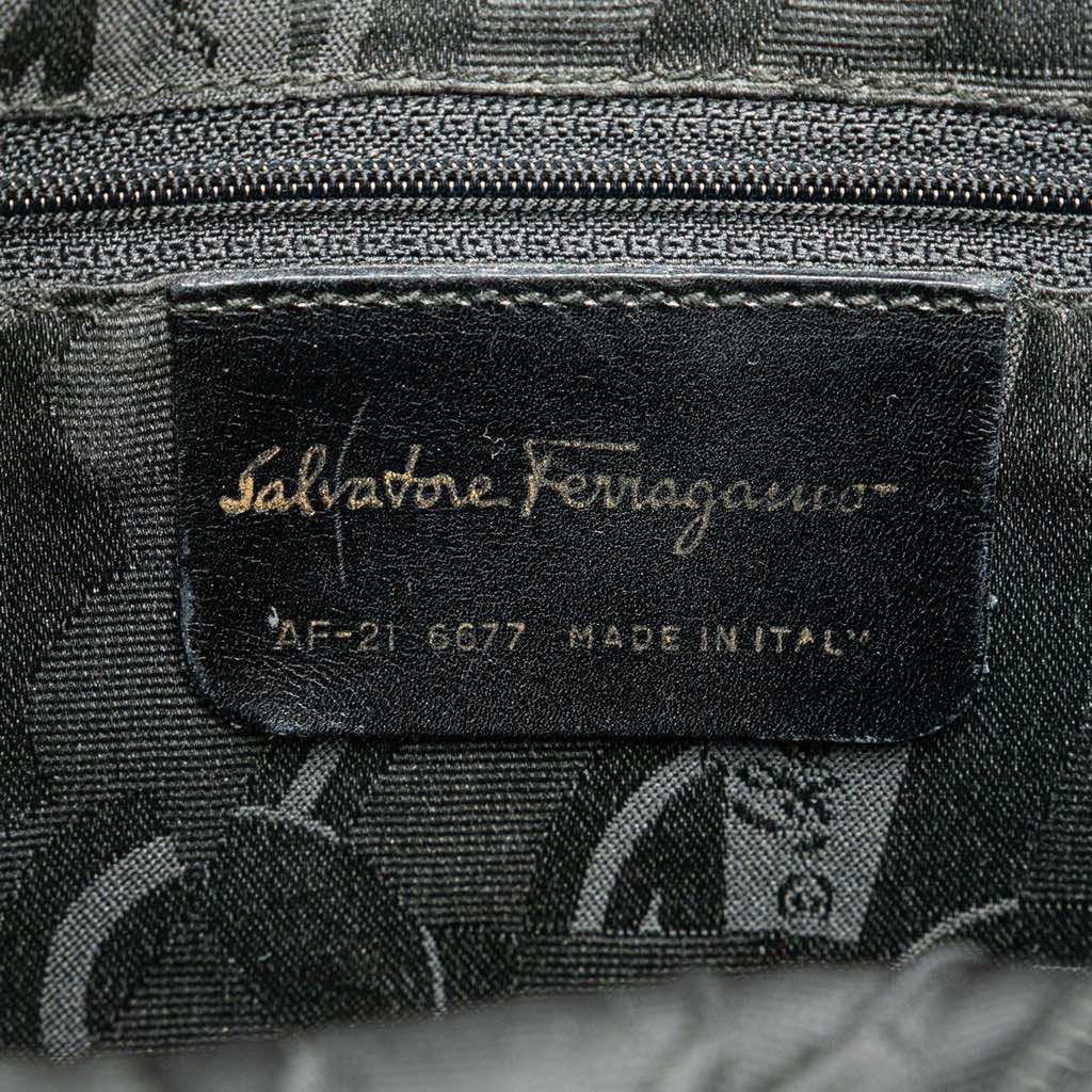 Salvatore Ferragamo Vara Embossed Leather Crossbody - 5