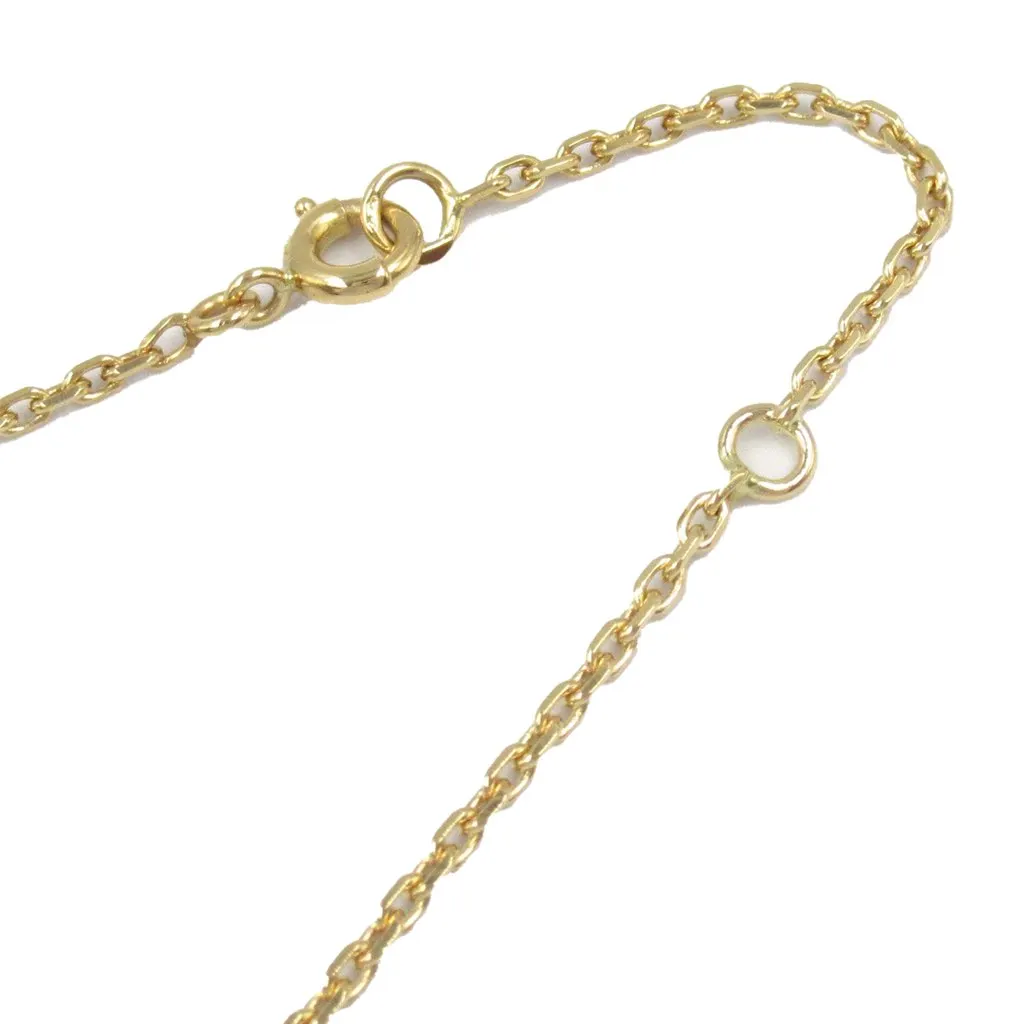 Van Cleef & Arpels 18K Yellow Gold and Akoya Pearls Necklace Gold Gold Good - Model View