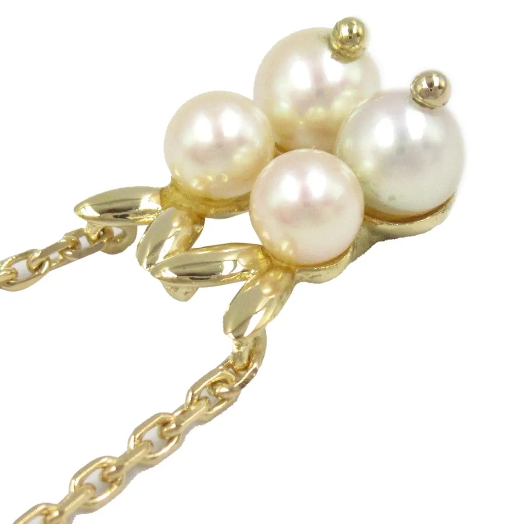 Van Cleef & Arpels 18K Yellow Gold and Akoya Pearls Necklace Gold Gold Good - Box View